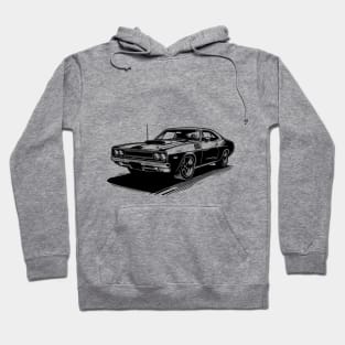 american muscle car Hoodie